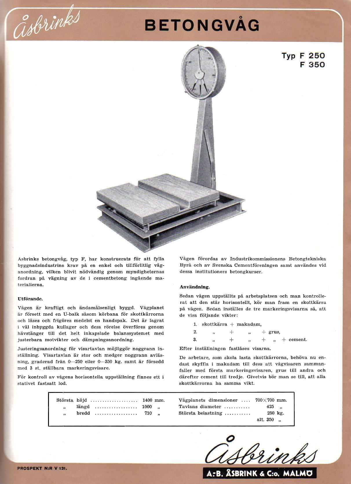 Mälningsmaskin typ Rando  1950 1
