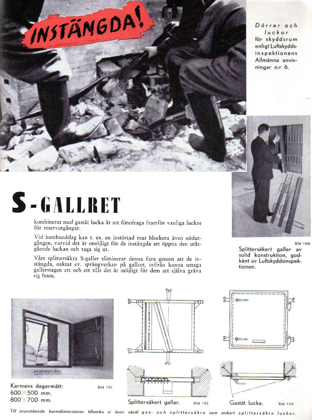 S gallret 1940 talet 1
